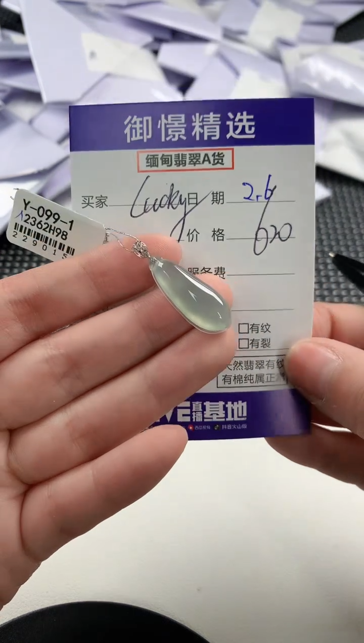 【闪购商品】翡翠颈饰18K金镶嵌97              