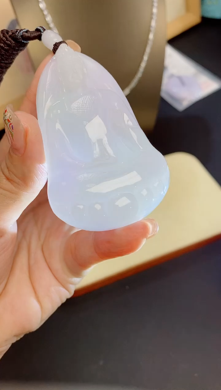 吊坠(不含链)未镶嵌翡翠缅甸天然翡翠吊坠