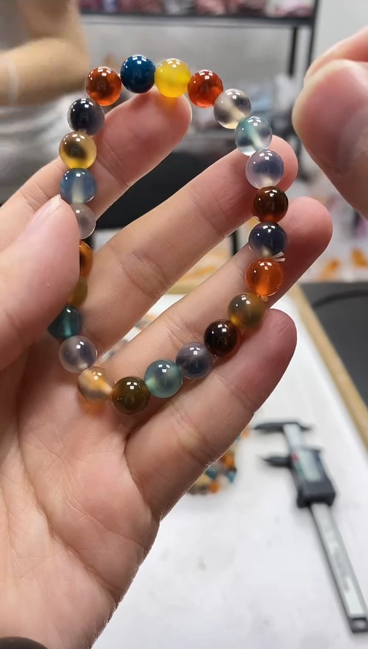 未镶嵌手链玛瑙/玉髓多样随机发一件糖心玛瑙卡8