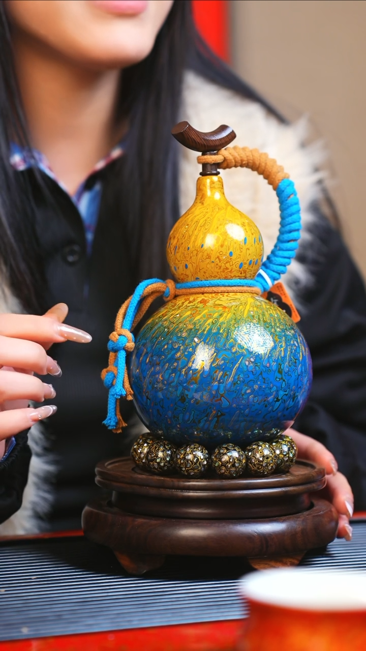 【闪购商品】JR142大师姐臻选非遗大漆酒葫芦