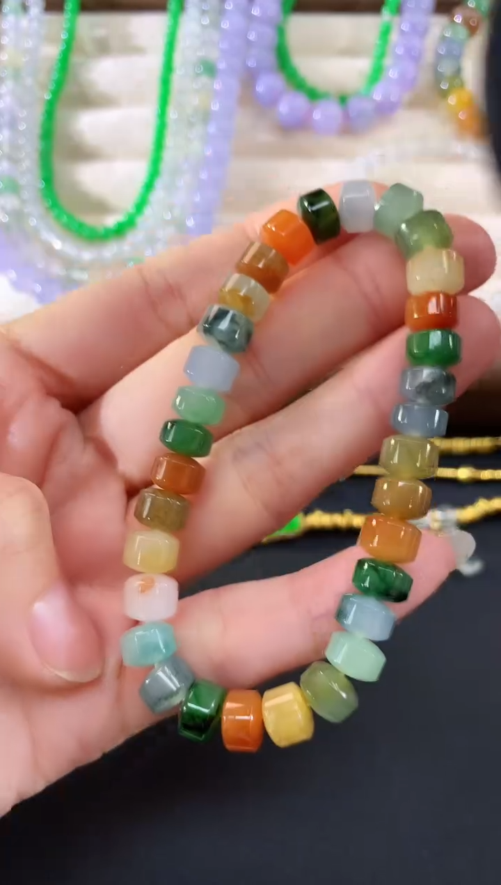 未镶嵌手串翡翠67|3980