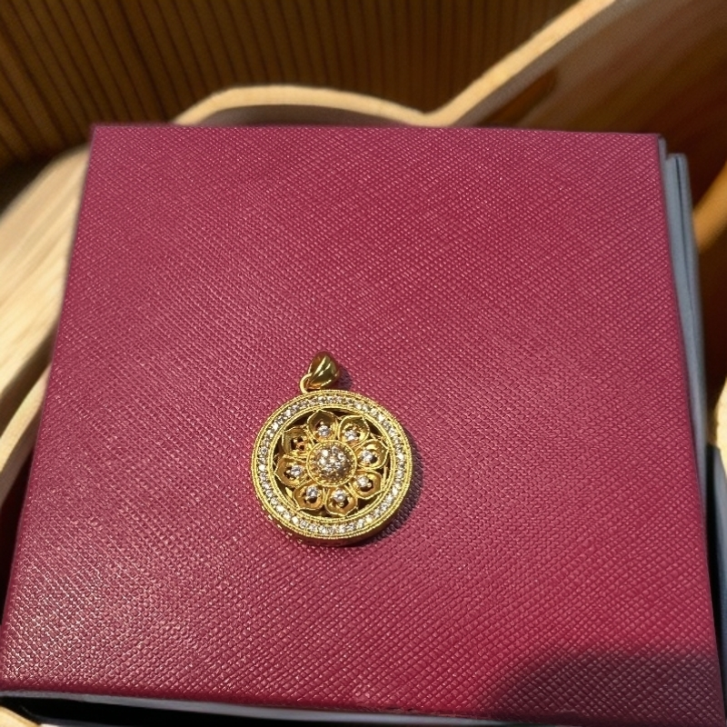 丹凤高奢18--步步生莲单吊坠b09DH