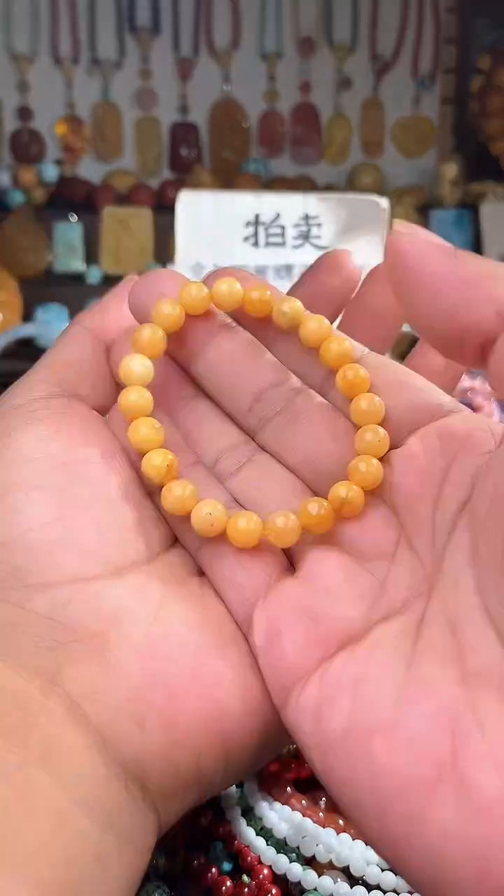 裸石琥珀未镶嵌 一物一拍 163789