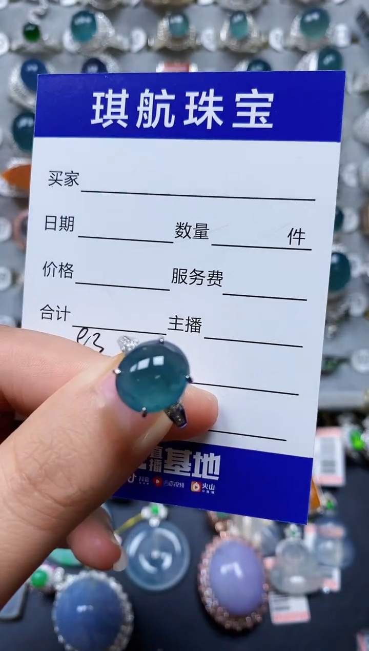【闪购商品】翡翠颈饰银S925镶嵌0083