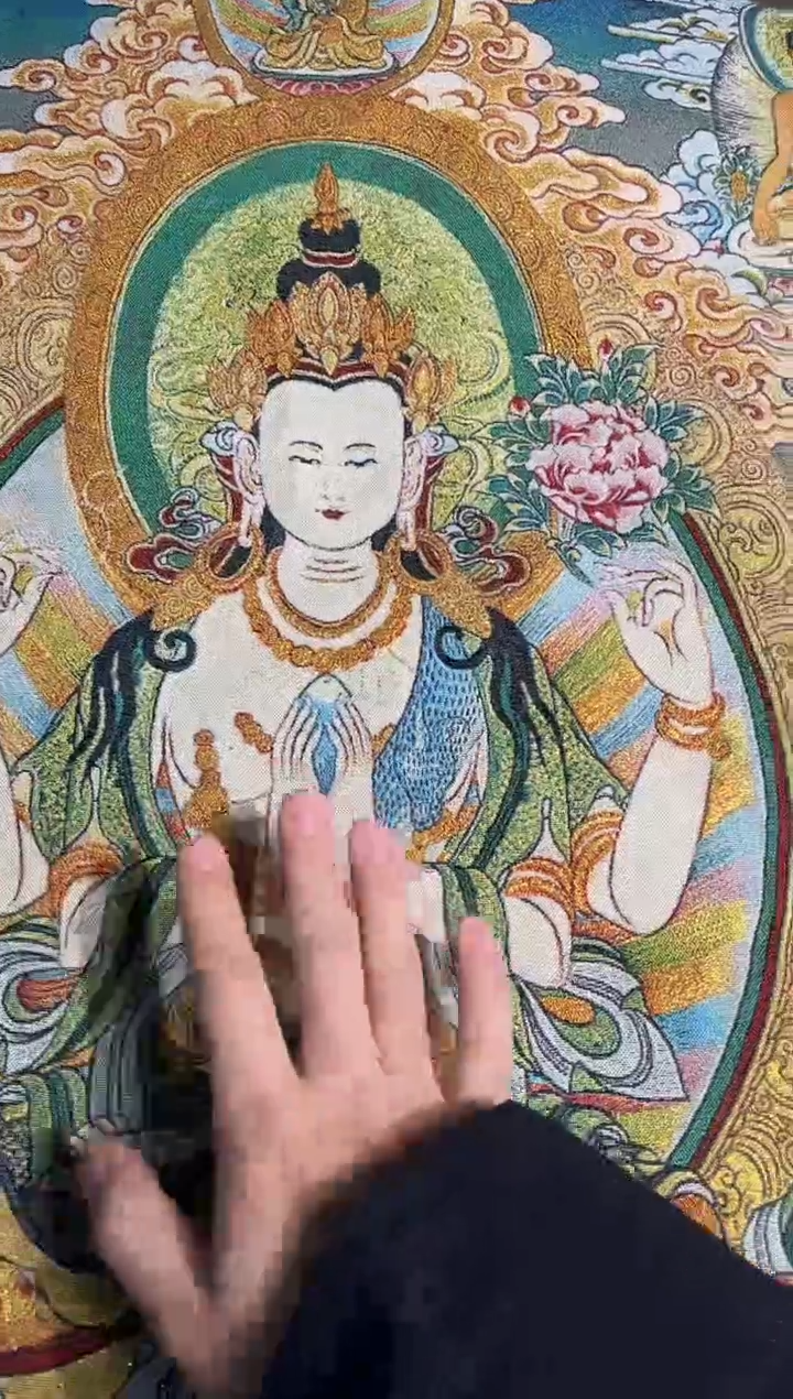 刺绣天天的唐卡tk1602