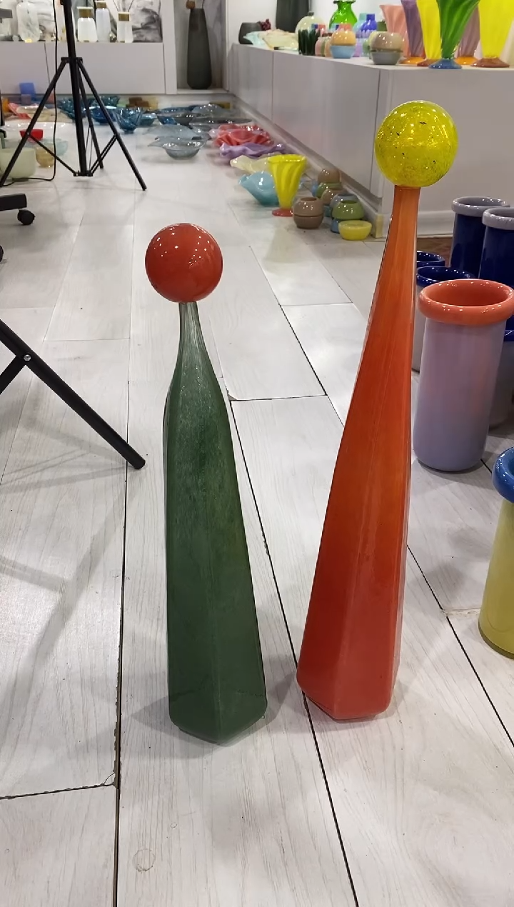 喵***喵慕忆家手作琉璃花瓶一对