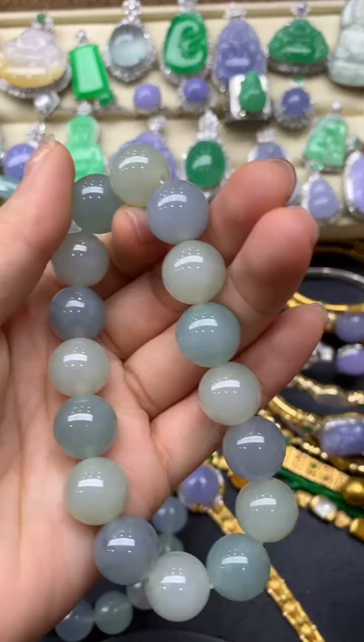 【闪购商品】翡翠手链未镶嵌437-中国好珍宝