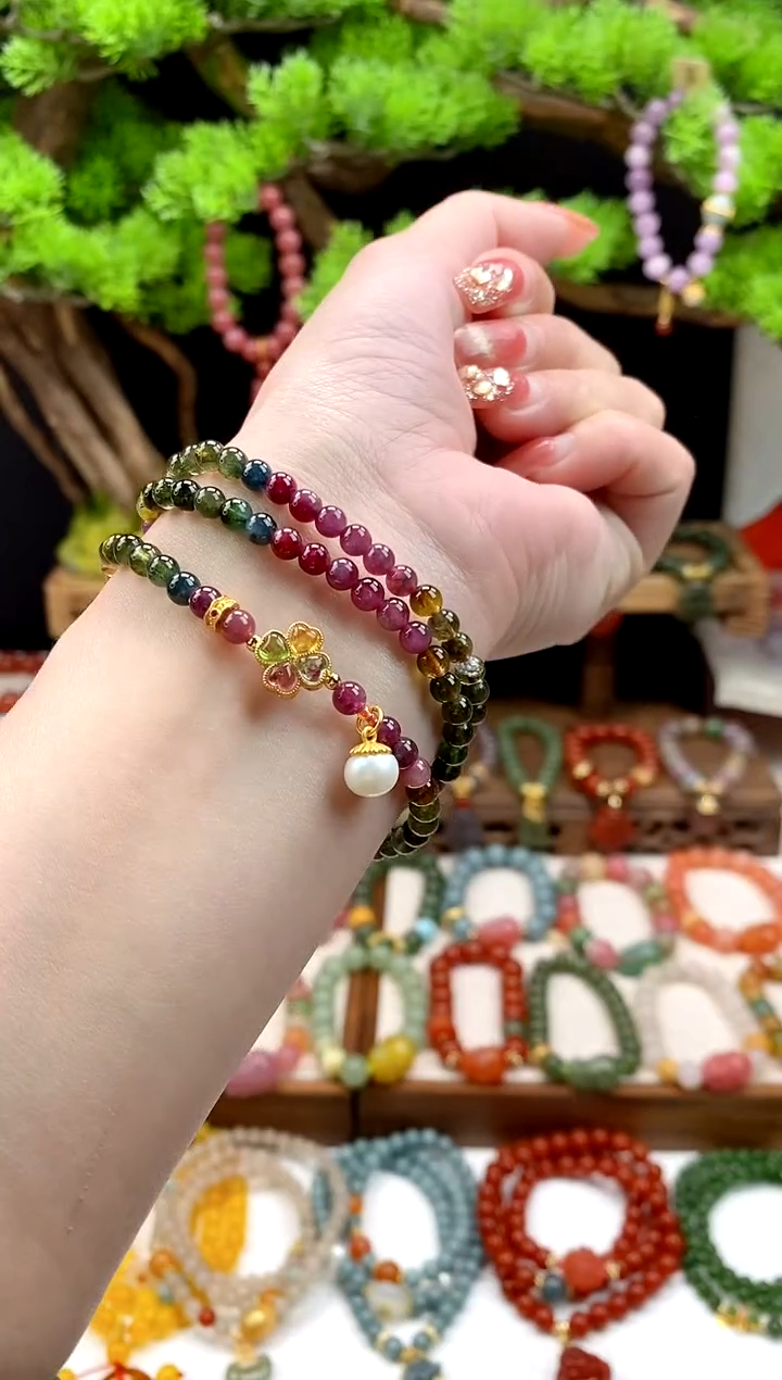 【闪购商品】碧玺手串未镶嵌碧玺