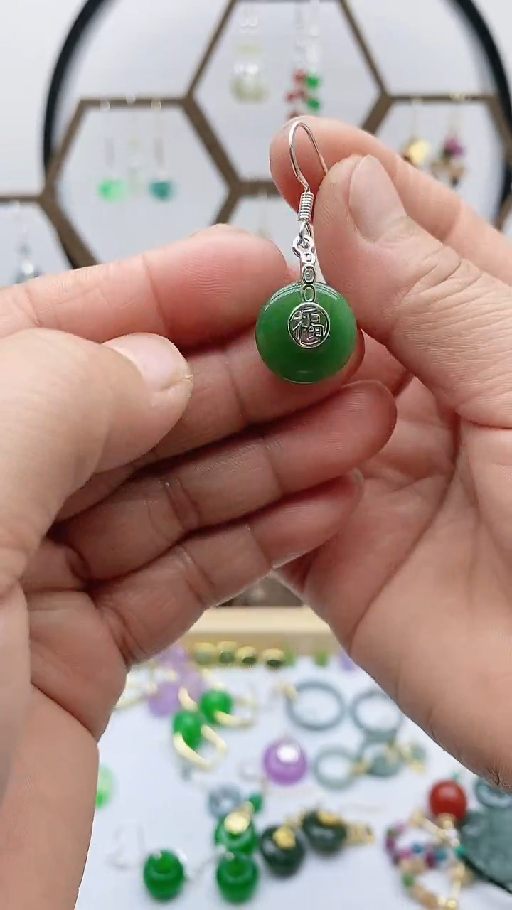 未镶嵌和田玉耳饰168