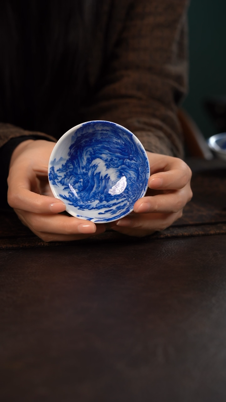 【闪购商品】杯仪贤堂龙宿郊民图普洱杯