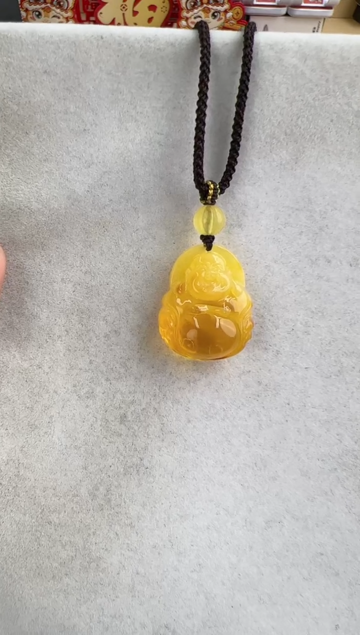 【闪购商品】琥珀裸石未镶嵌10126011-吊坠