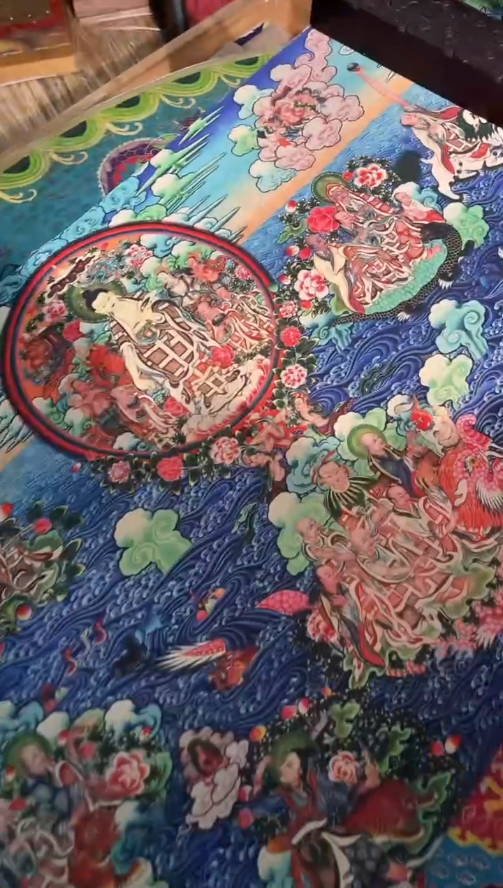 卷轴画路路的唐卡tk160