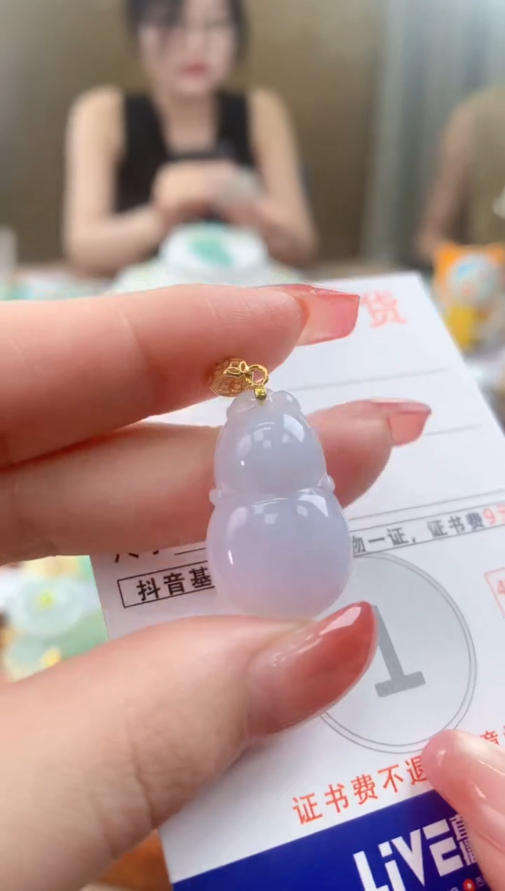 颈饰未镶嵌翡翠天然A货翡翠挂件