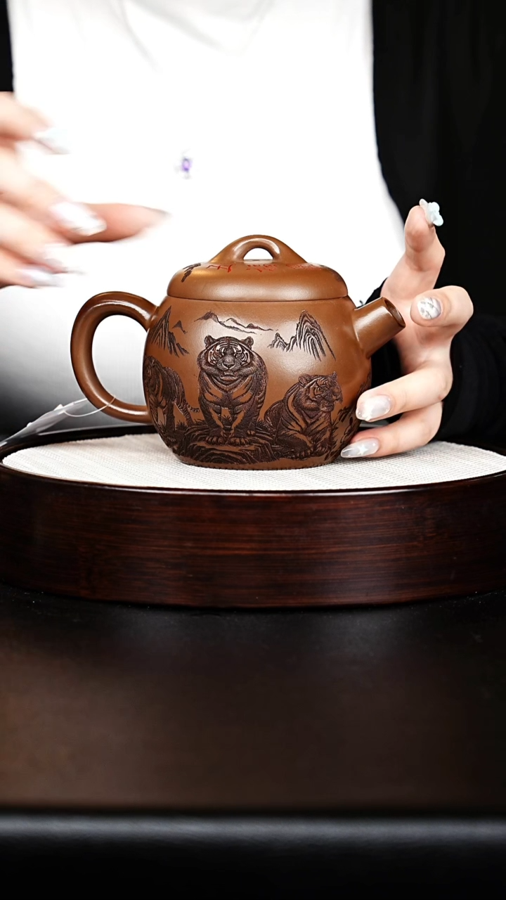 茶壶紫砂文旦壶 1