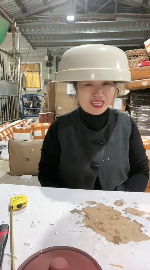 陶瑕疵米白和面盆不明火