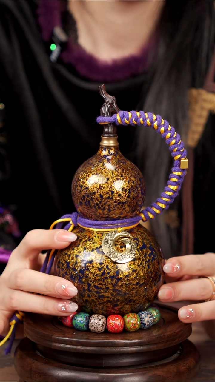 【闪购商品】223易林高端工艺大漆酒葫芦--458