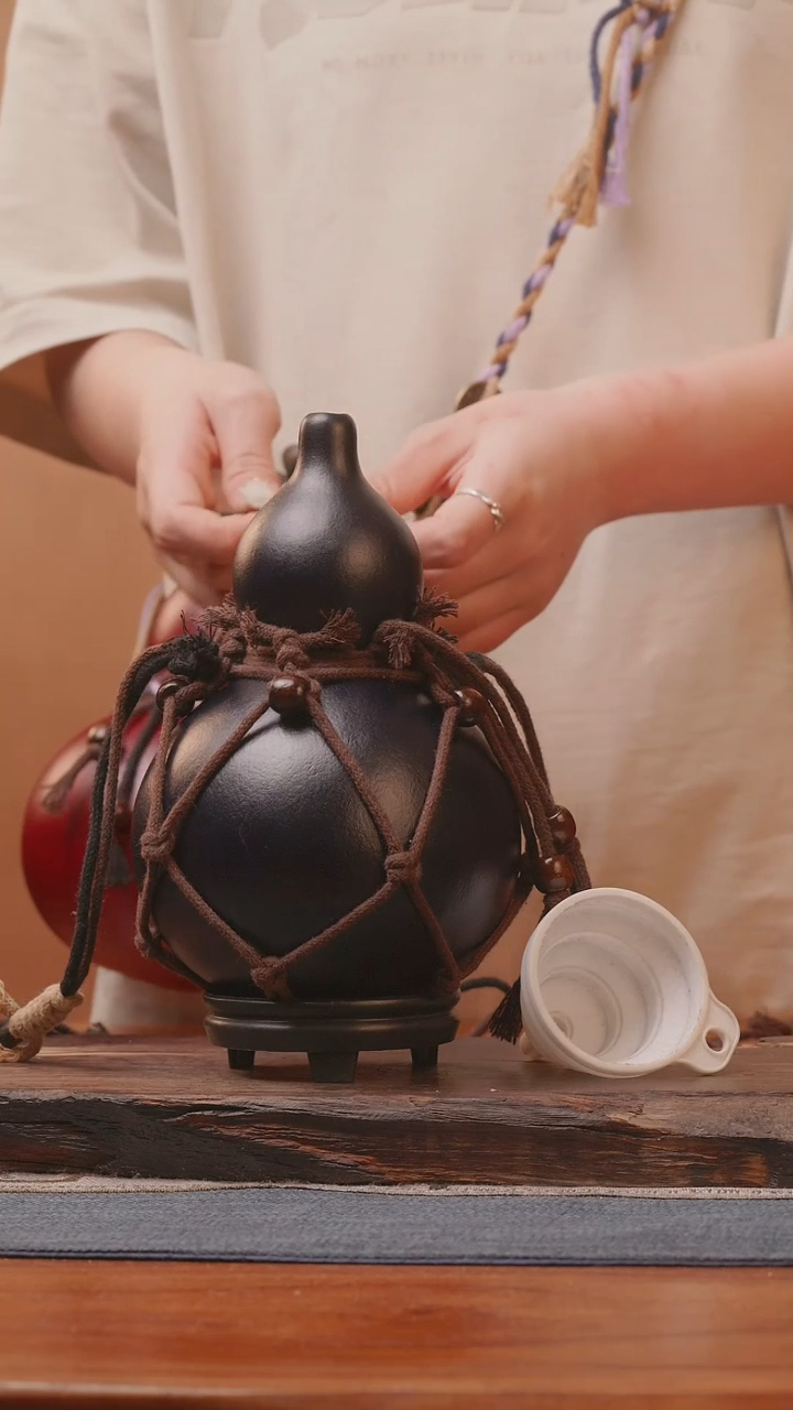 1797号精品大漆葫芦防腐防渗装水茶酒