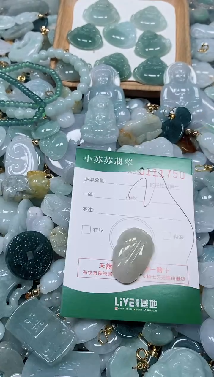 【闪购商品】翡翠颈饰未镶嵌闪购商品0111750