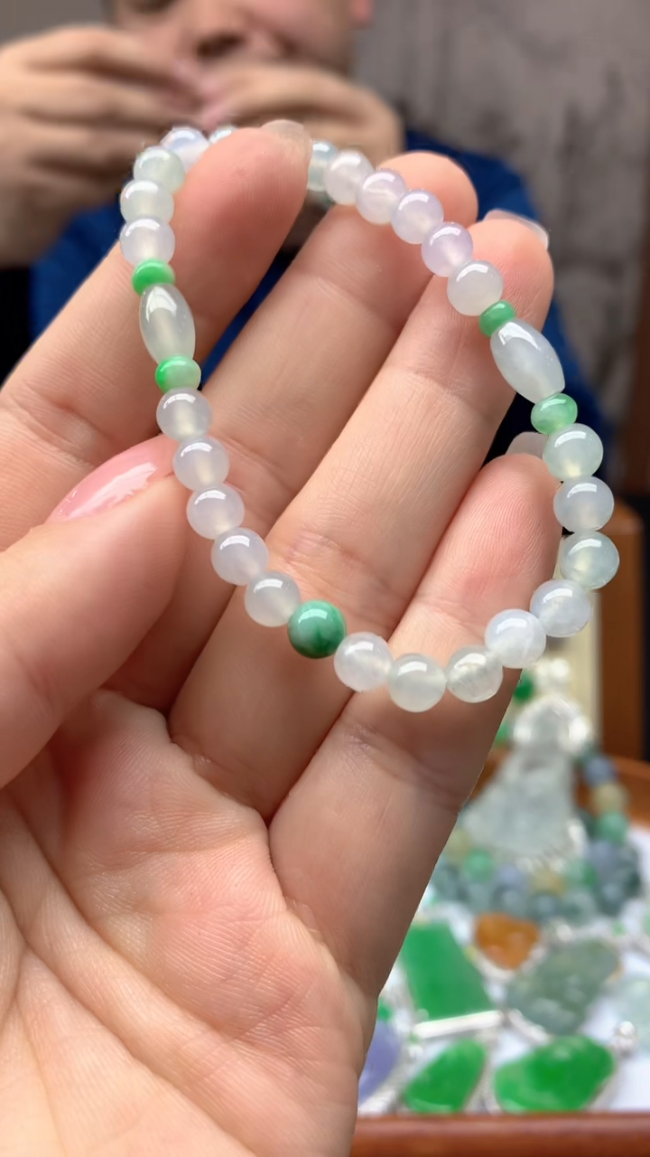 【闪购商品】翡翠手串未镶嵌39-天然翡翠