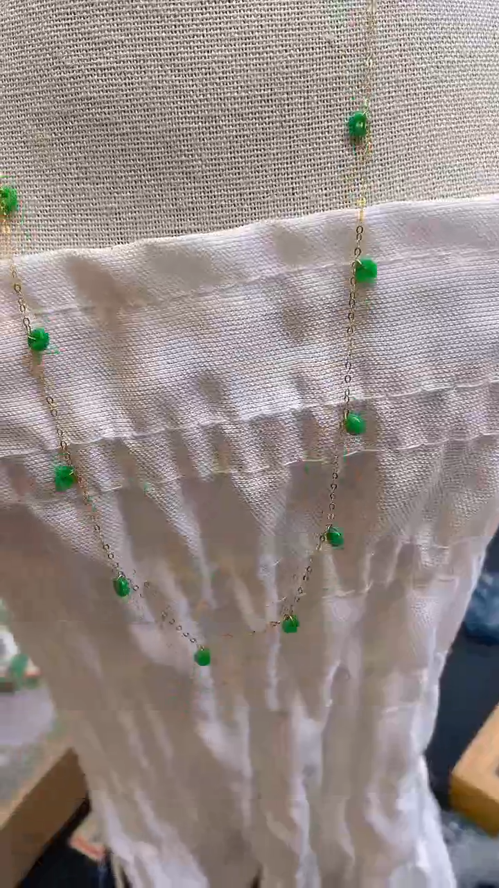 【闪购商品】翡翠颈饰18K金镶嵌新号开播，全场乱卖