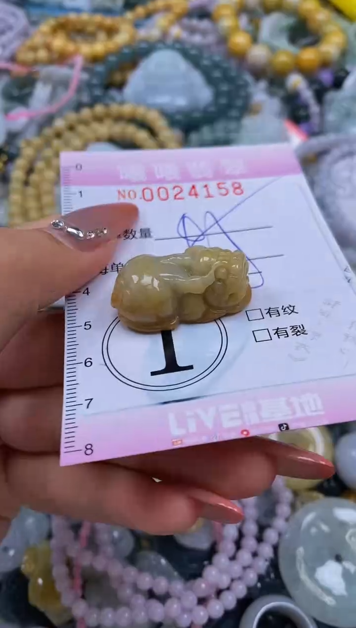 翡翠未镶嵌颈饰闪购0024158