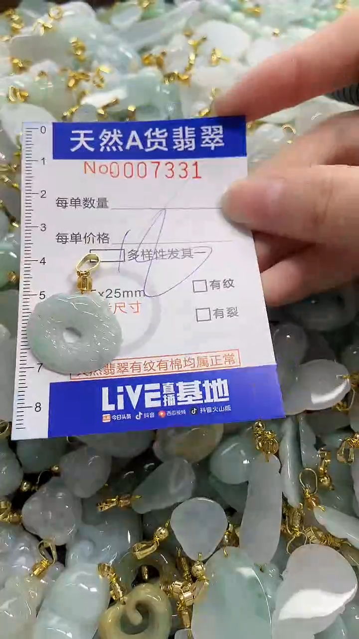 颈饰未镶嵌翡翠天然A货翡翠