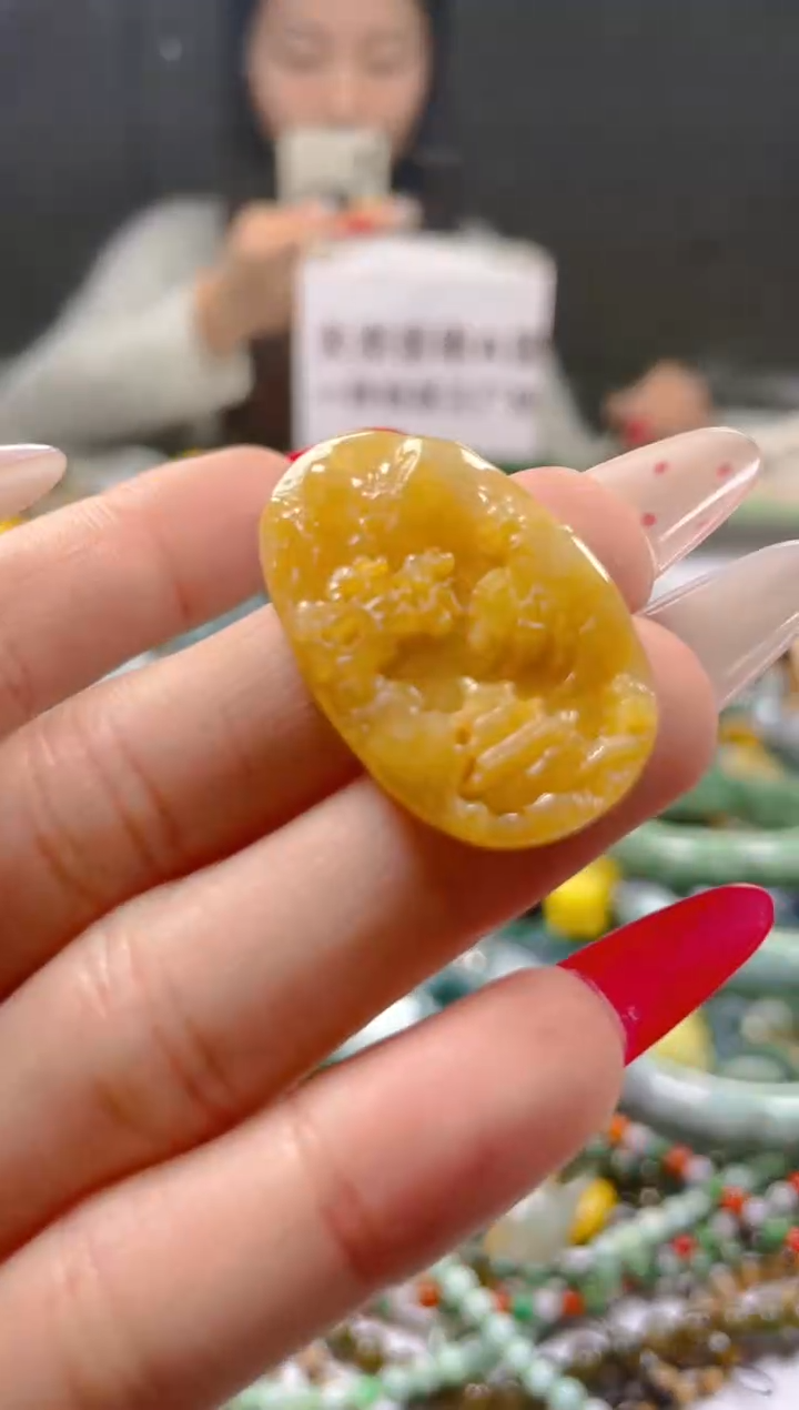 【闪购商品】翡翠颈饰未镶嵌/J/翡翠A货一图一物