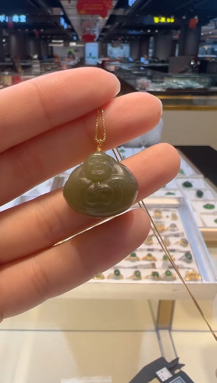 【闪购商品】和田玉颈饰银S925镶嵌10