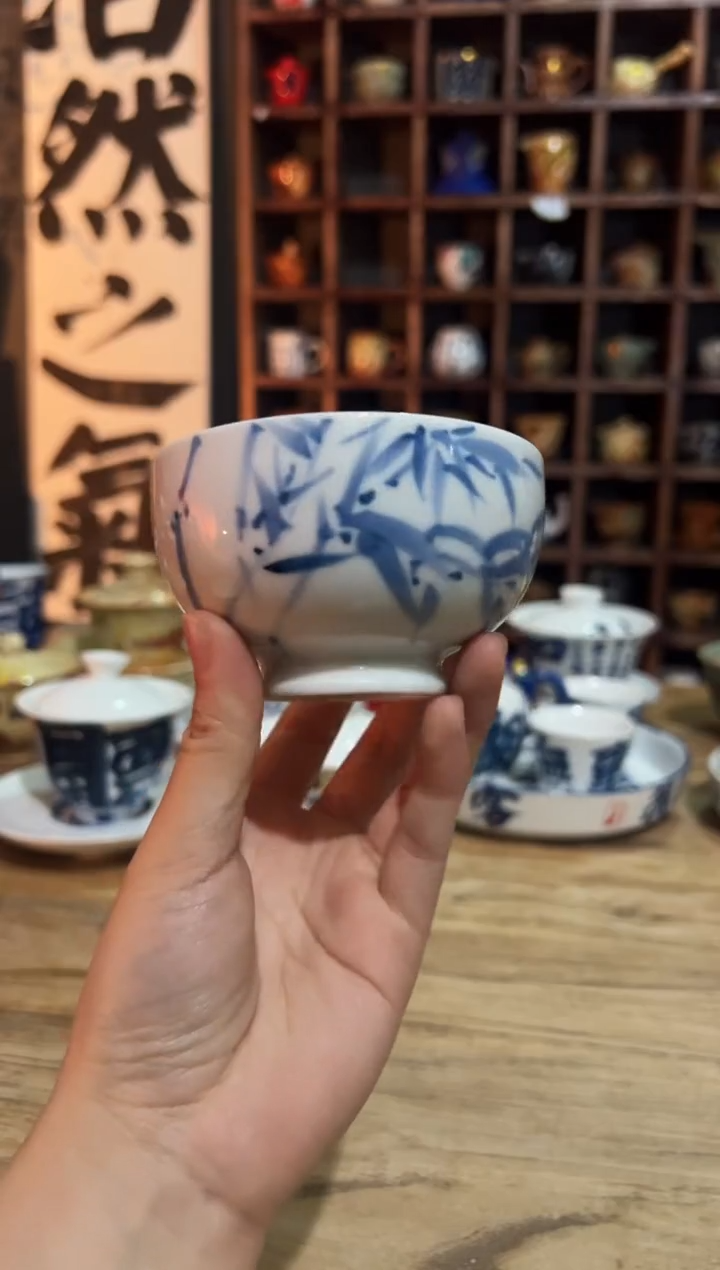 【闪购商品】观云听雨原创手绘茶具