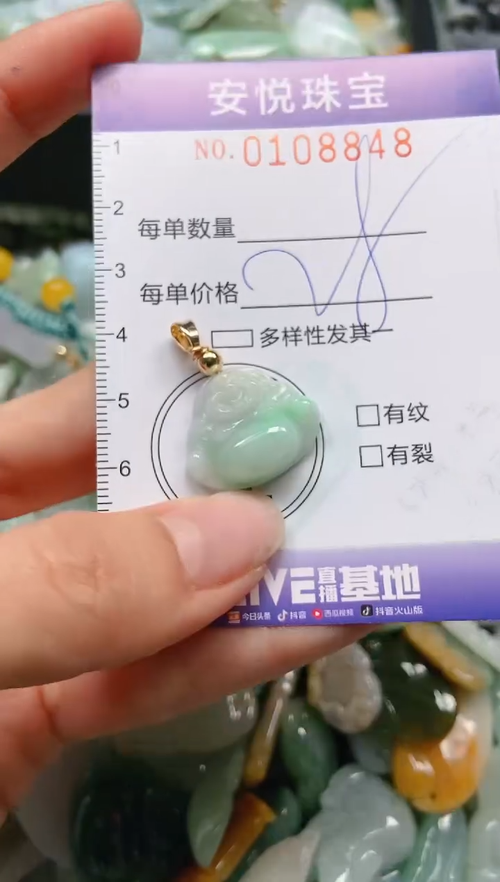 【闪购商品】翡翠颈饰未镶嵌闪购0108848