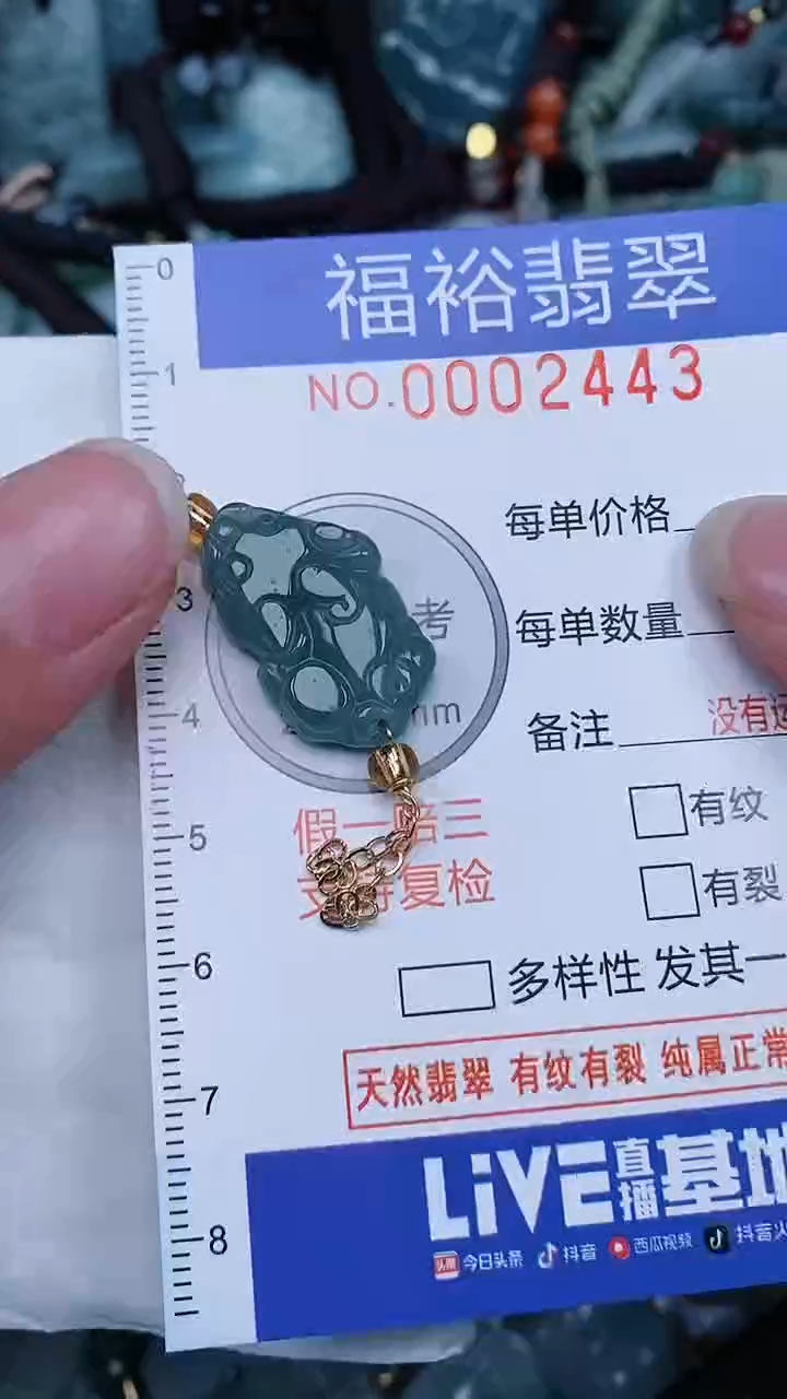 翡翠未镶嵌颈饰...0002443