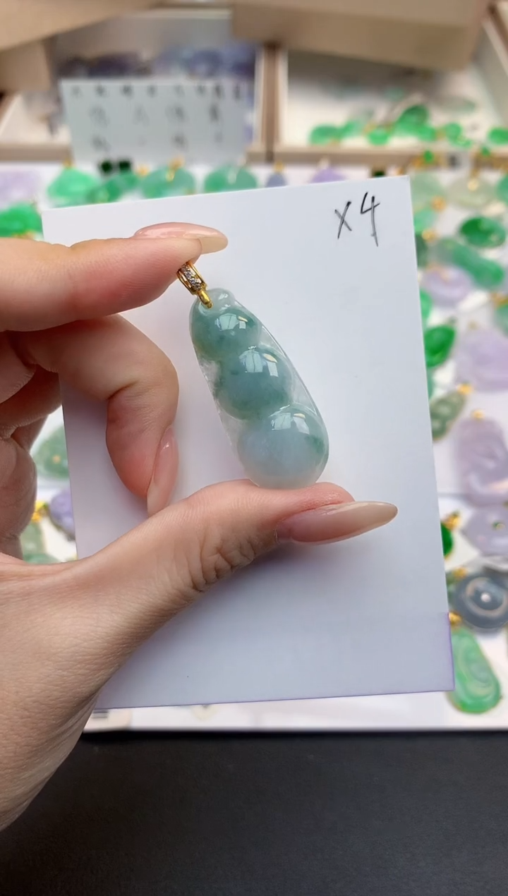 颈饰未镶嵌翡翠天然缅甸A货翡翠