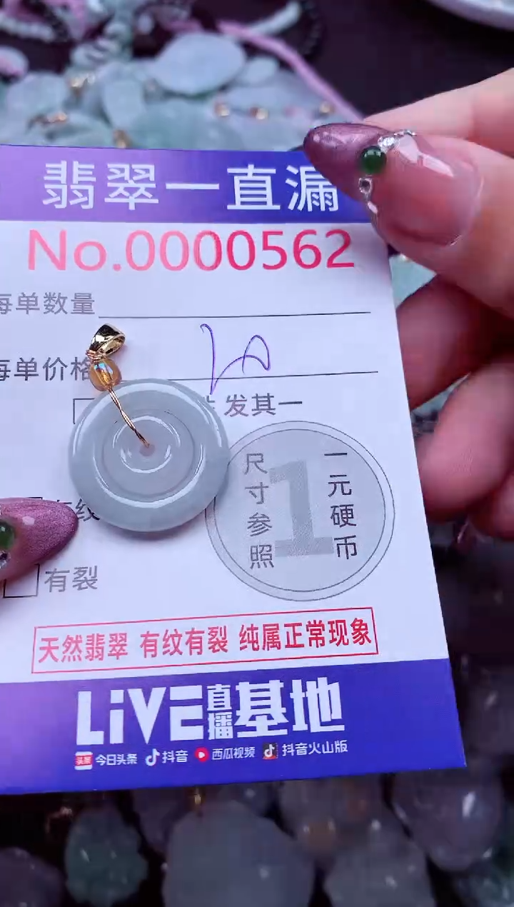 颈饰未镶嵌翡翠562