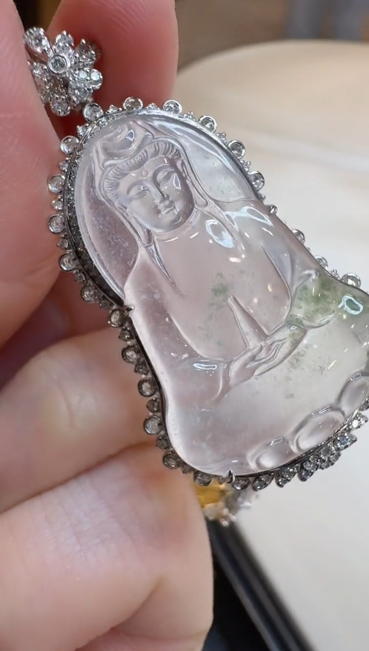 【闪购商品】翡翠吊坠(不含链)18K金镶嵌多样性团购发一件