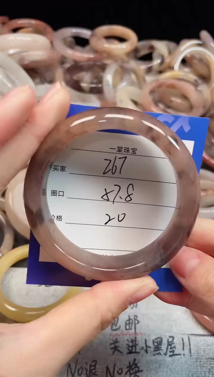 未镶嵌手镯石英质玉267