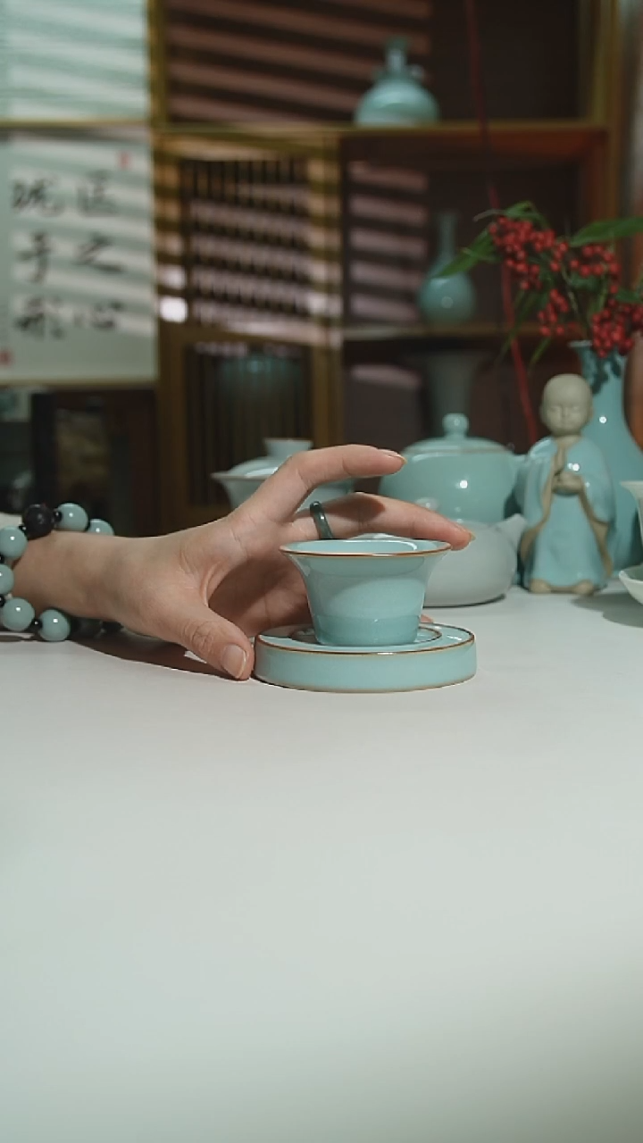 天青珑匠马蹄杯加垫一级