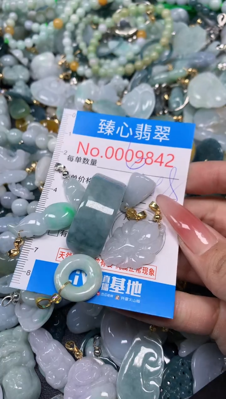 【闪购商品】翡翠颈饰未镶嵌含绳00098472