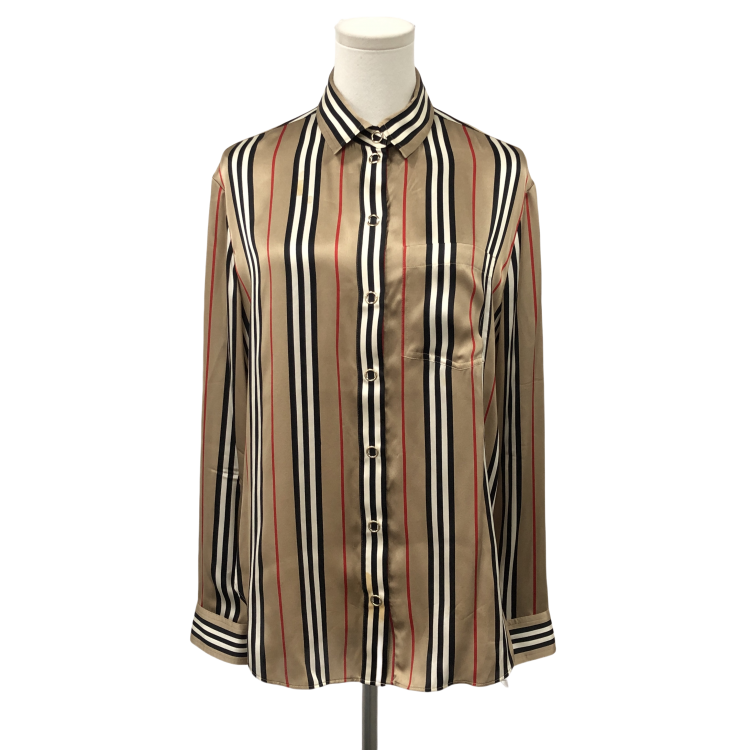 博柏利/衬衫/95新/真丝/[251128ZM0004]