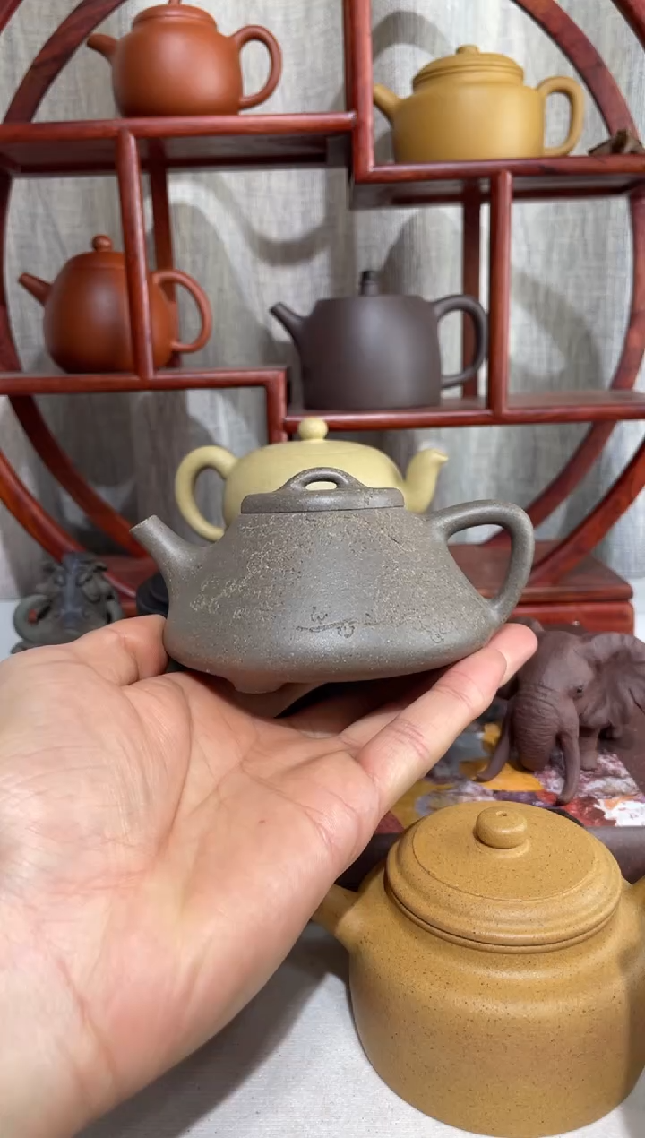 【闪购商品】紫砂茶壶全手石瓢