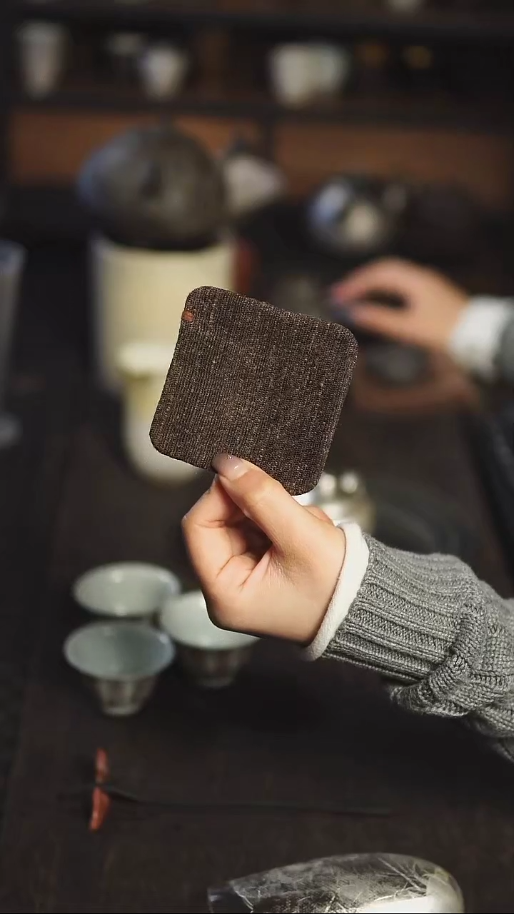 【闪购商品】几席之上 香云纱柞蚕丝杯垫