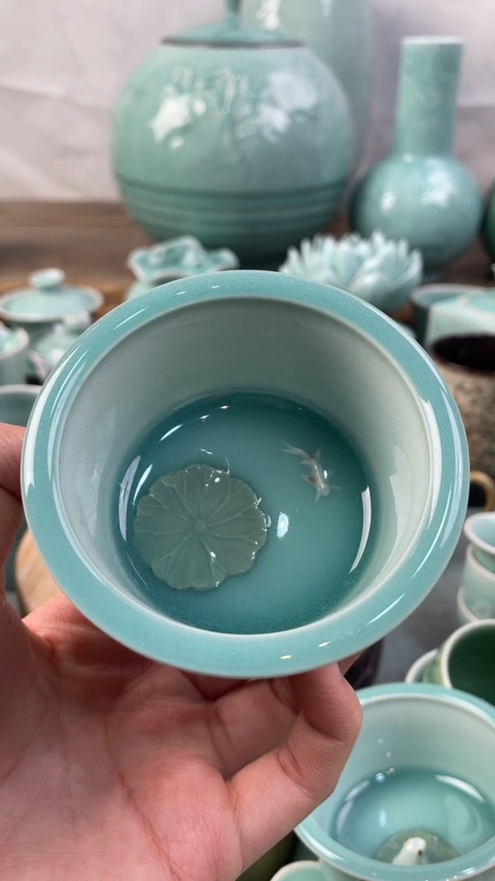 【闪购商品】纯手工 正品 慧仙青瓷 主人杯