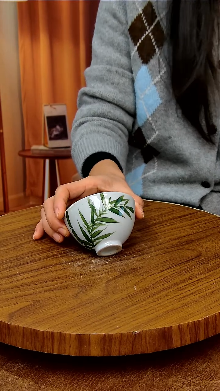 杯子陶景德镇手工手绘釉下彩陶瓷