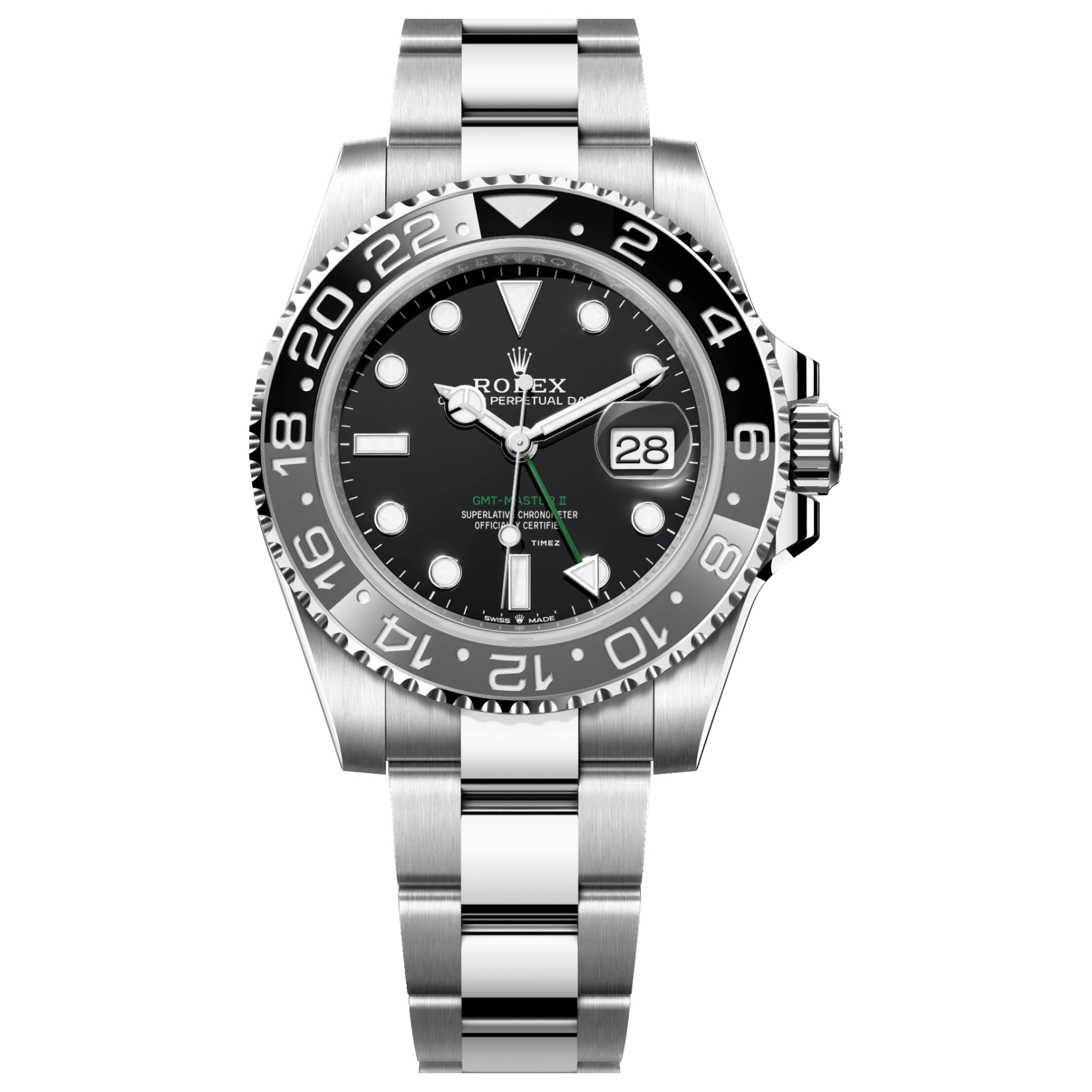 未使用 Rolex/劳力士 格林尼治型系列m126710-0004 板带小绿针
