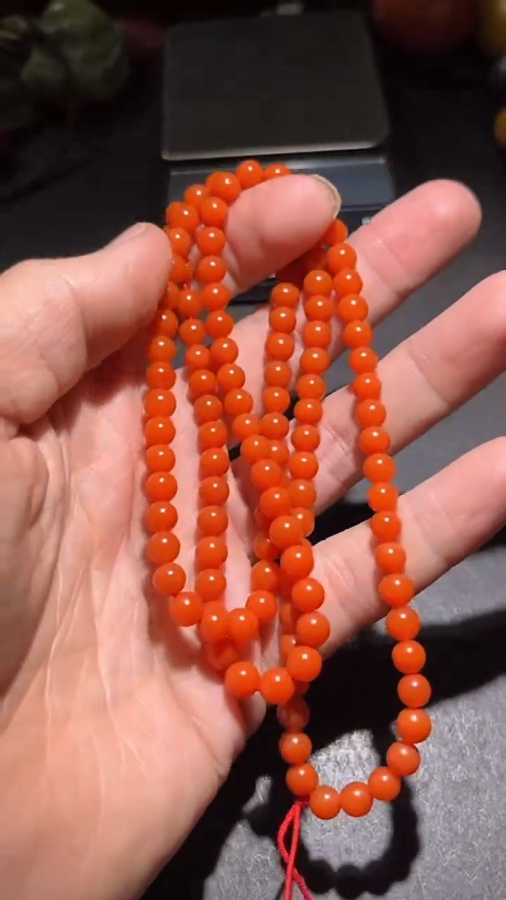 未镶嵌手串南红玛瑙pz1219-69约6mm