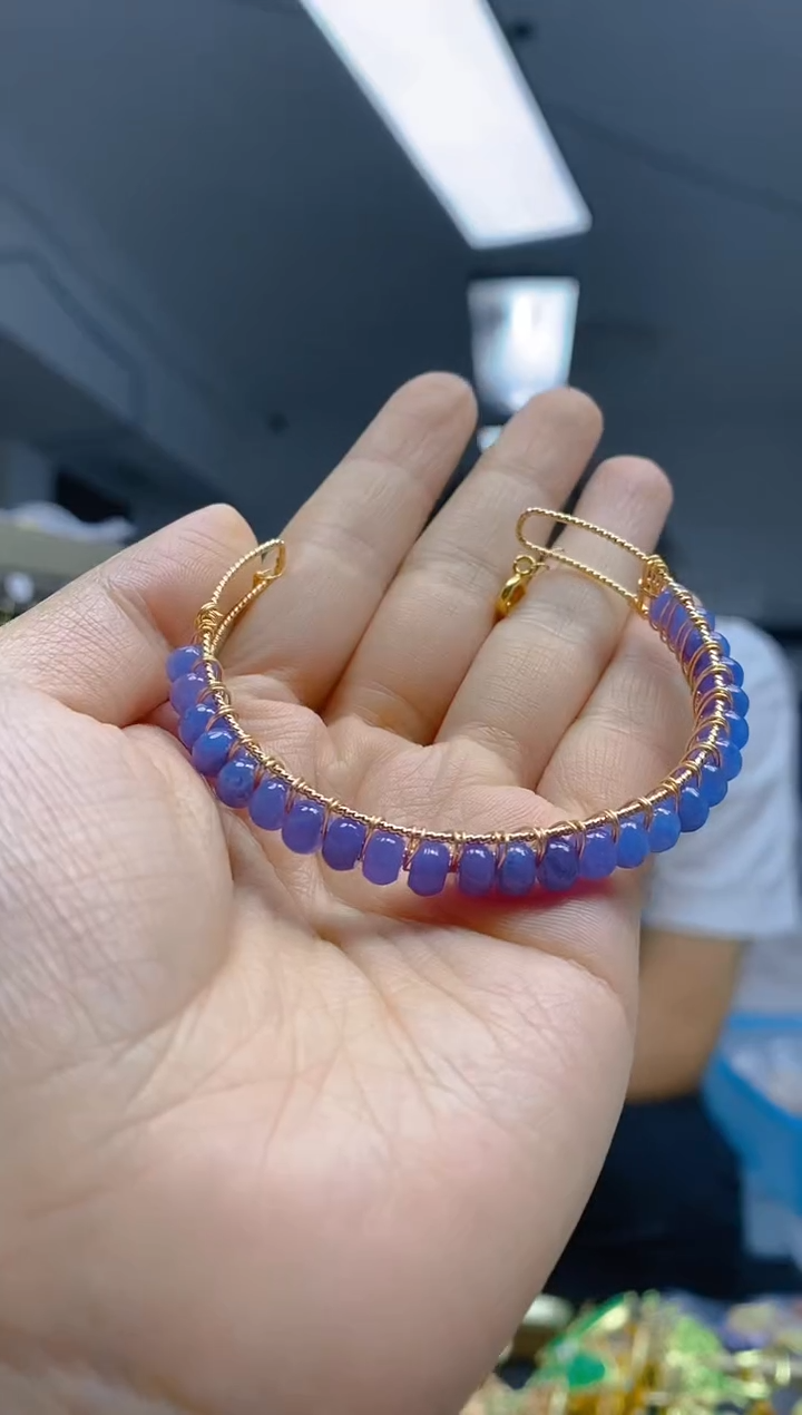 【闪购商品】翡翠耳饰合金0397翡翠手镯