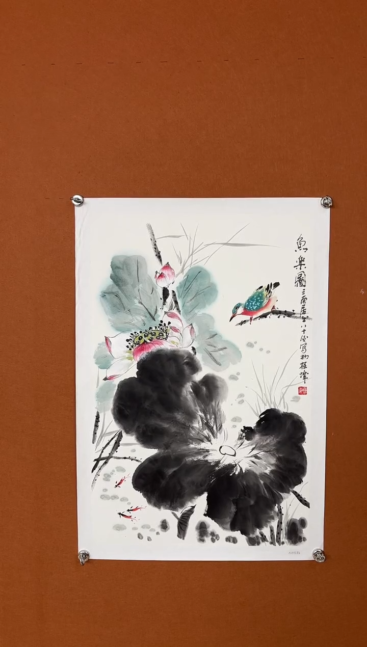 【闪购商品】国画TZR 国画花鸟 2.7平尺 宣纸已托底
