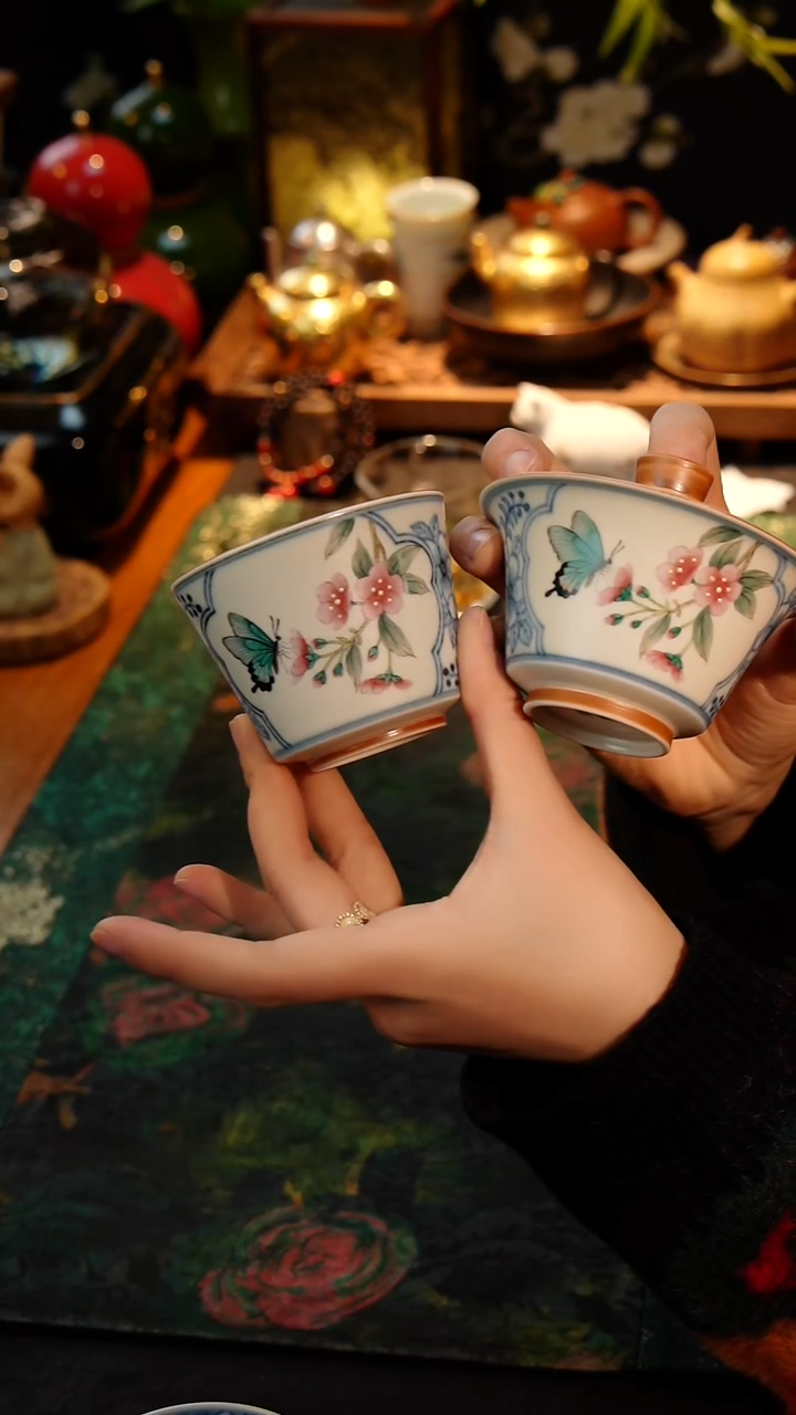 茶器丹主人杯+盖碗两件套