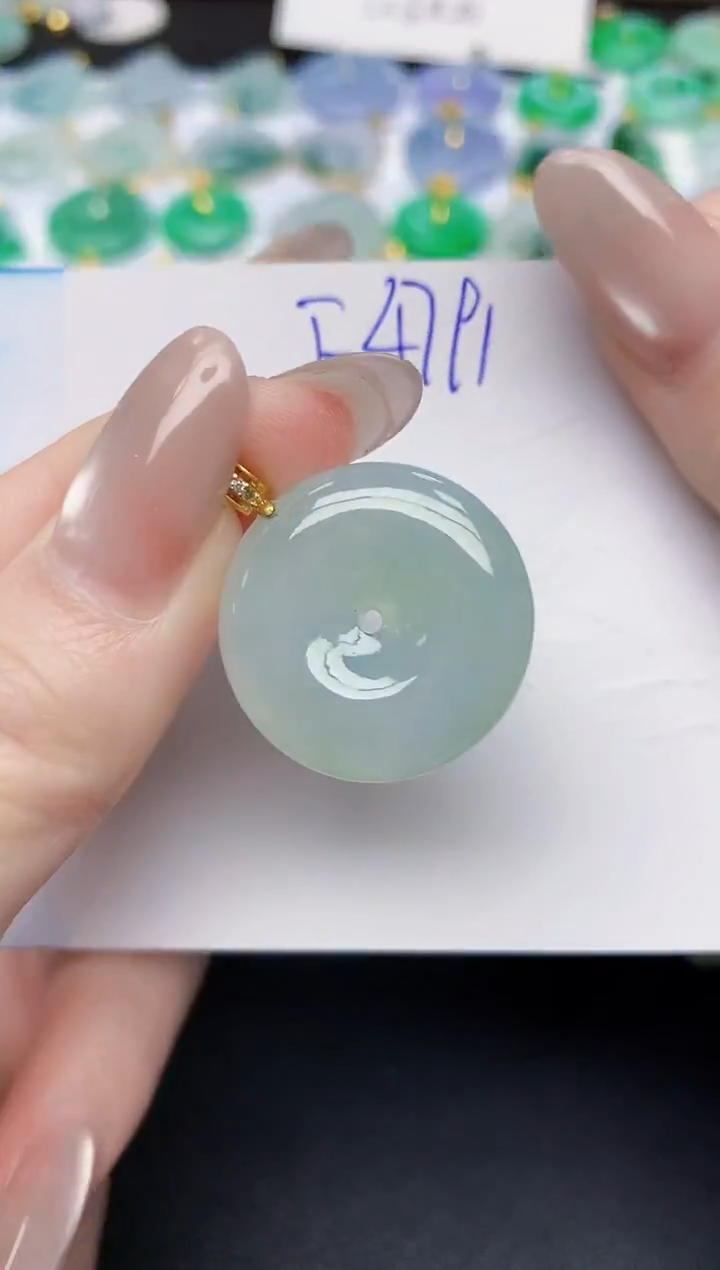 颈饰未镶嵌翡翠天然缅甸A货翡翠百元以上9元证书费自理