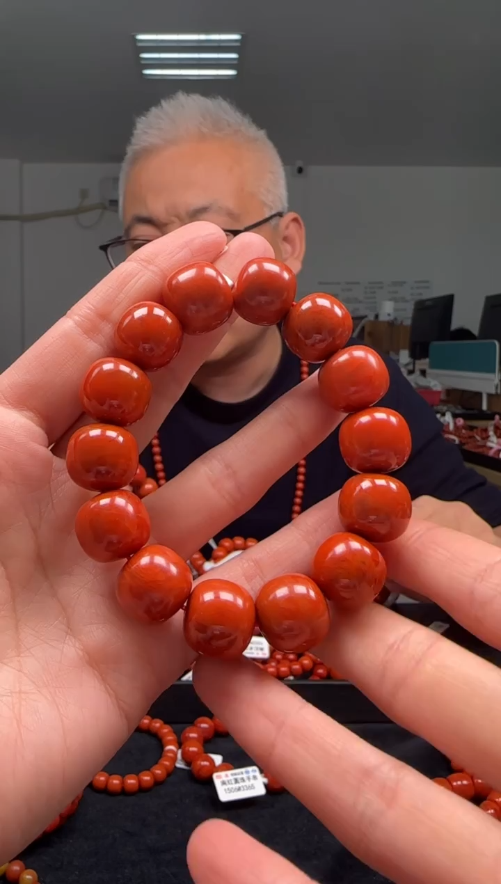 【闪购商品】南红玛瑙16mm瓦西手串老型未镶嵌多样性发一件