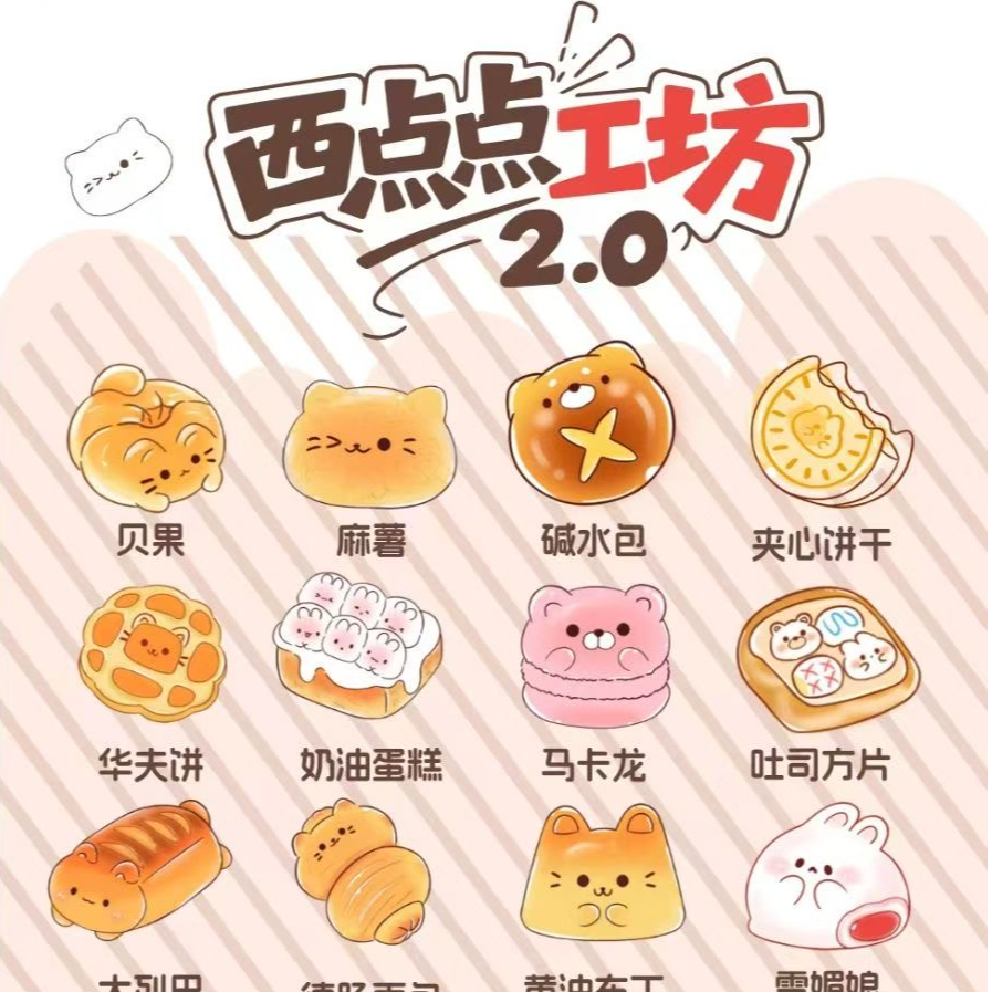 【lmagiwild】可爱西点点二代派对萌粒代拆系列